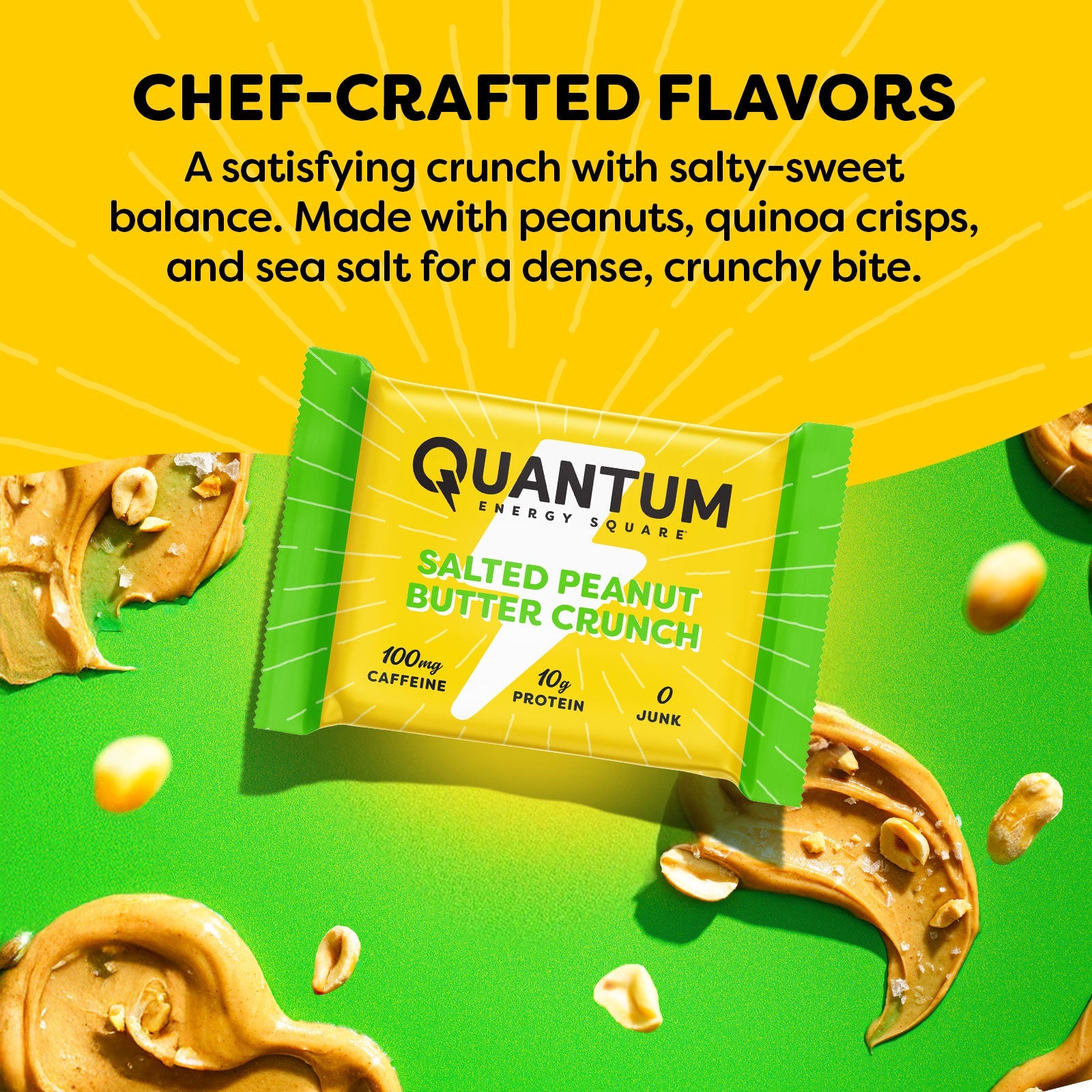 Salted Peanut Butter Crunch Quantum Squares Dev